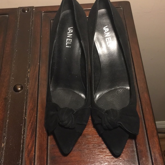 Van Eli Black suede heels - Picture 3 of 6